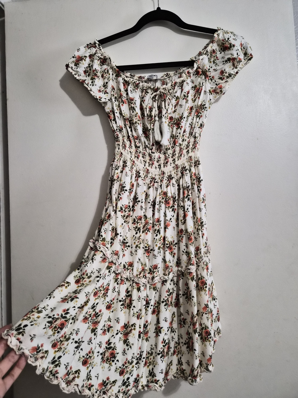Floral Off-Shoulder Summer Dress